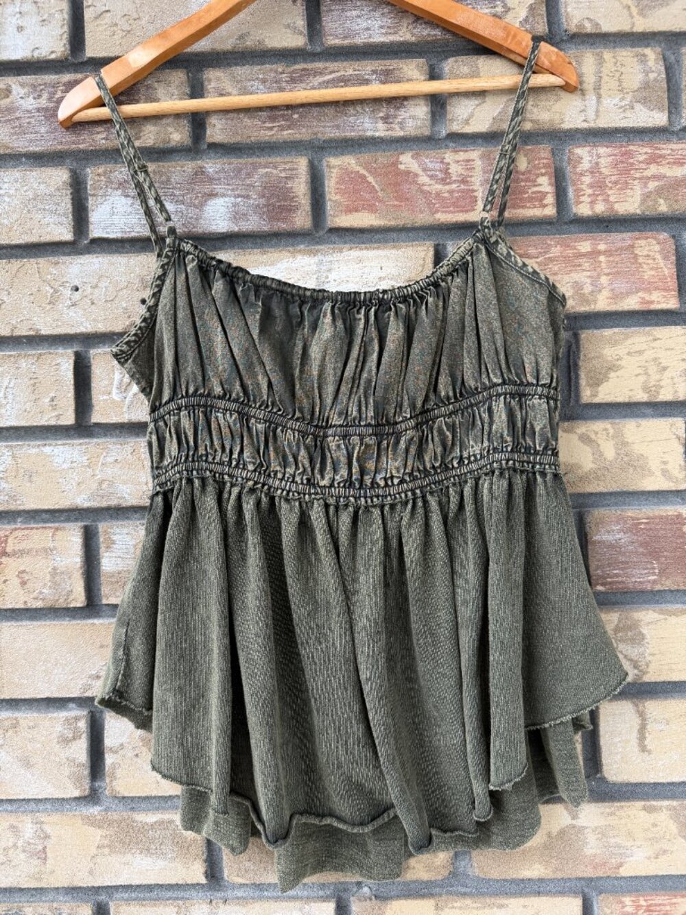 Free People We The Free Scarlett Tank - Sea Lion - Large - Picture 9 of 12